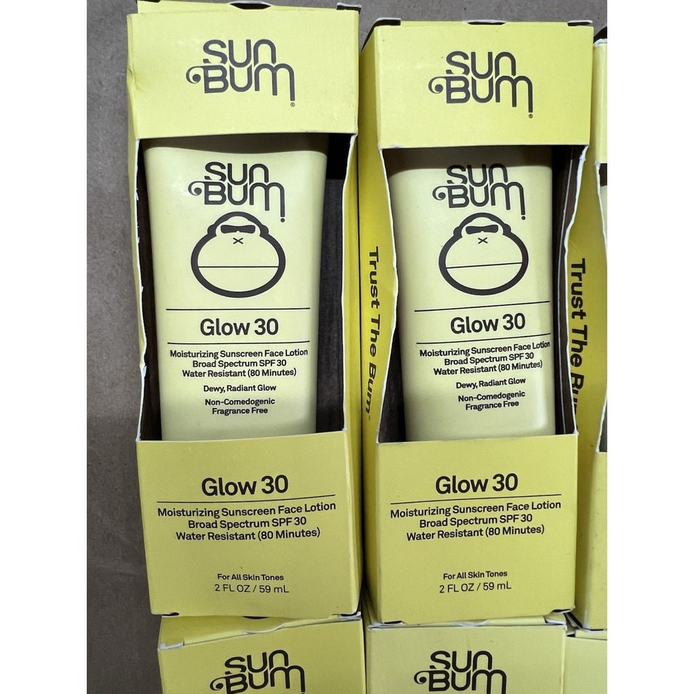 8 Packs Sun Bum‎ Glow 30 Moisturizing Sunscreen Face Lotion SPF 30 2 oz Exp 4/25 - Picture 2 of 4